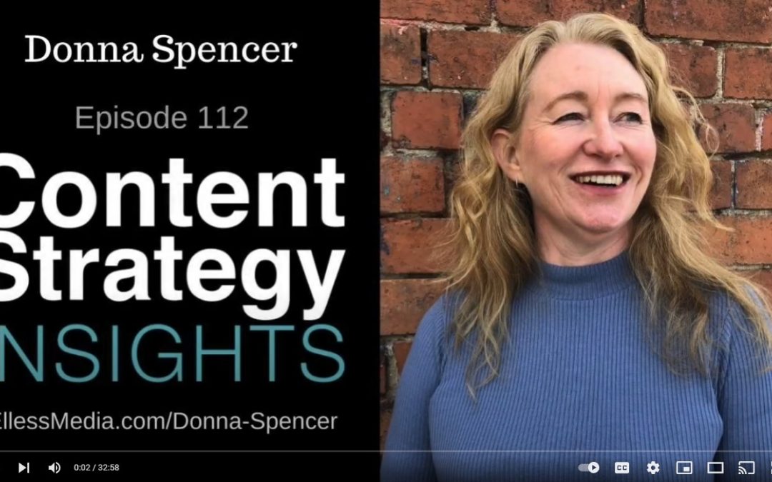Donna Spencer: Information Architecture Educator and Author – Episode 112